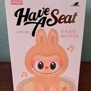 Pop Mart Labubu Have A Seat Plush Toy - Brown